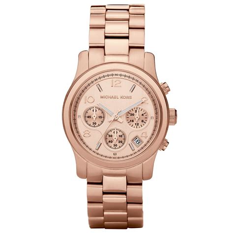 michael kors runway rose gold chronograph watch mk5128|Michael Kors rose gold.